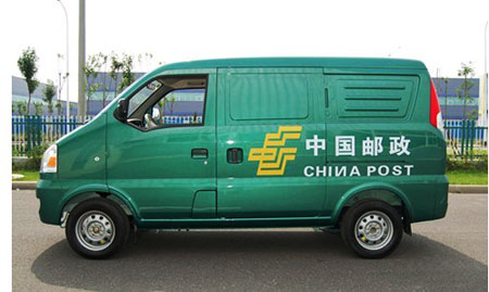 天津清源郵政物流車